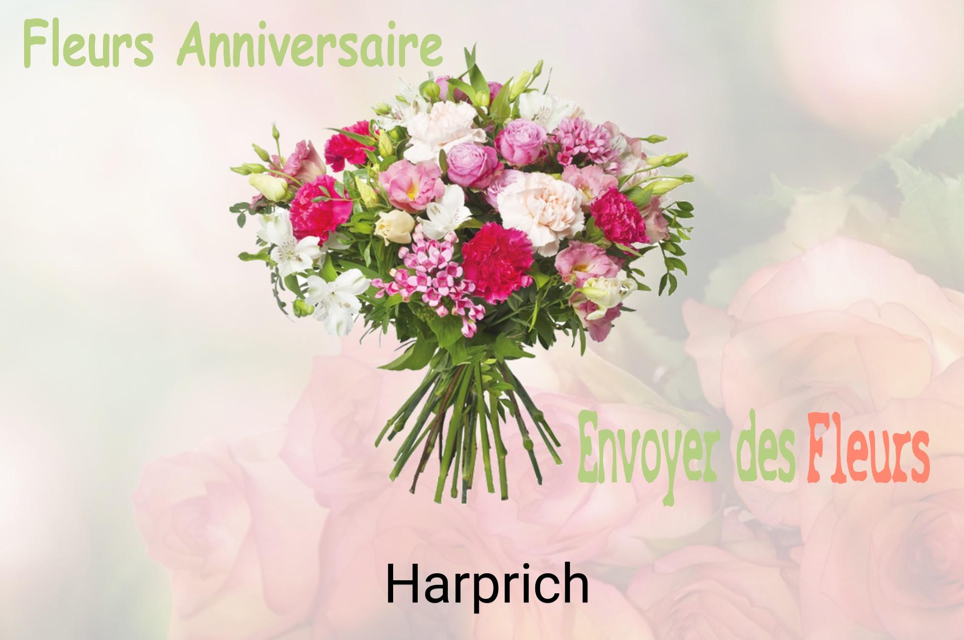 Bouquet de fleurs d’anniversaire livré à Harprich